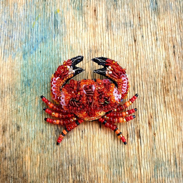 Trovelore sagė raudonasis uolinis krabas